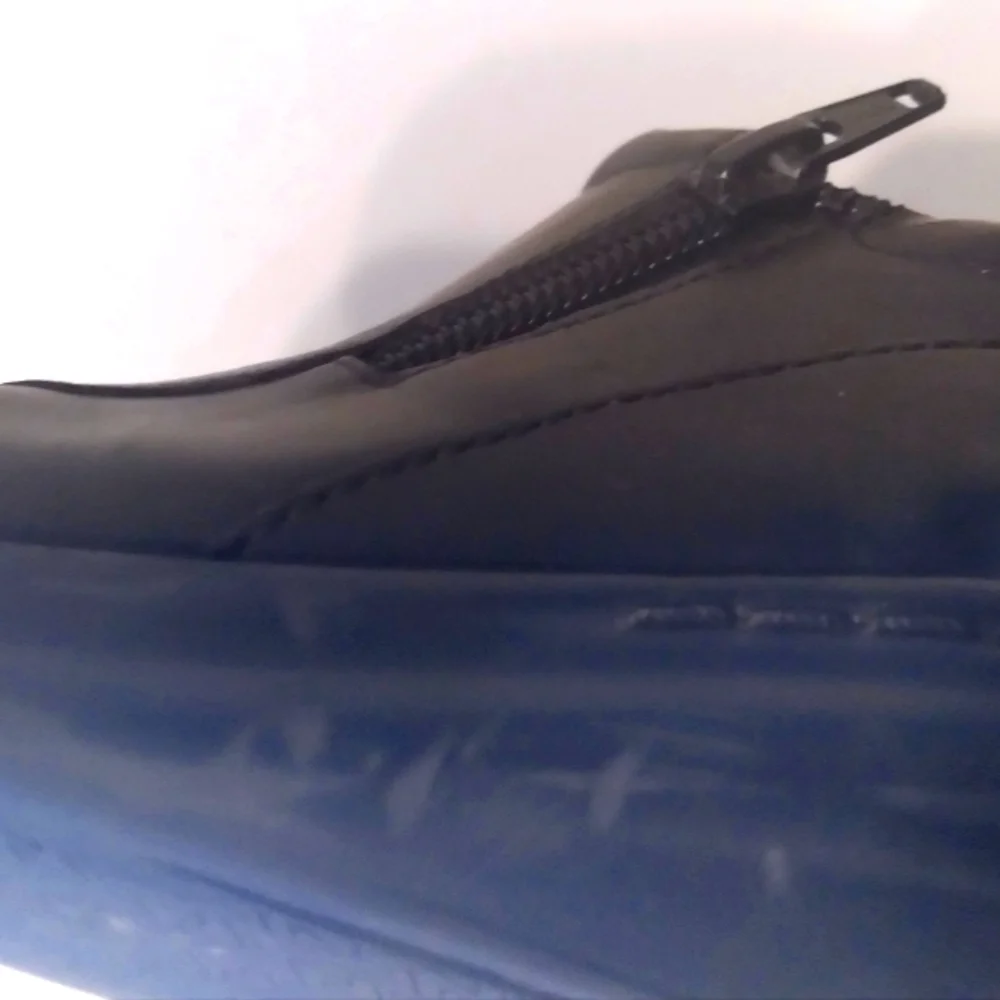 Naturalizer Black Leather‎ Upper Support Comfort Shoes Side Zipper Closure 8